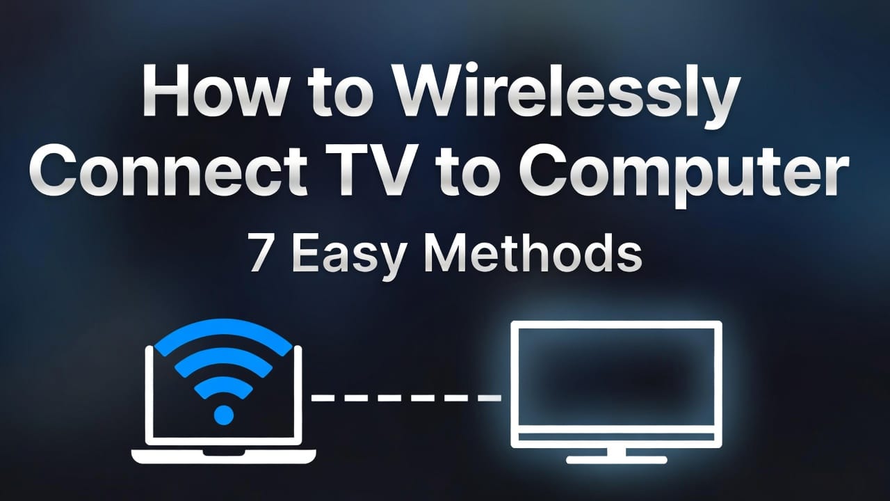 How to Wirelessly Connect TV to Computer