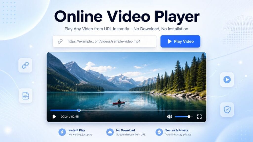 Online Video Player From URL
