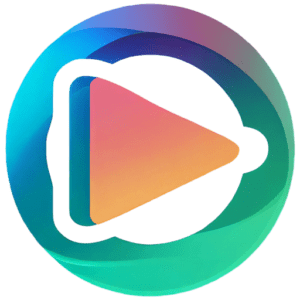 online video player logo