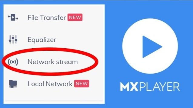 Stream Video from URL using MX Player