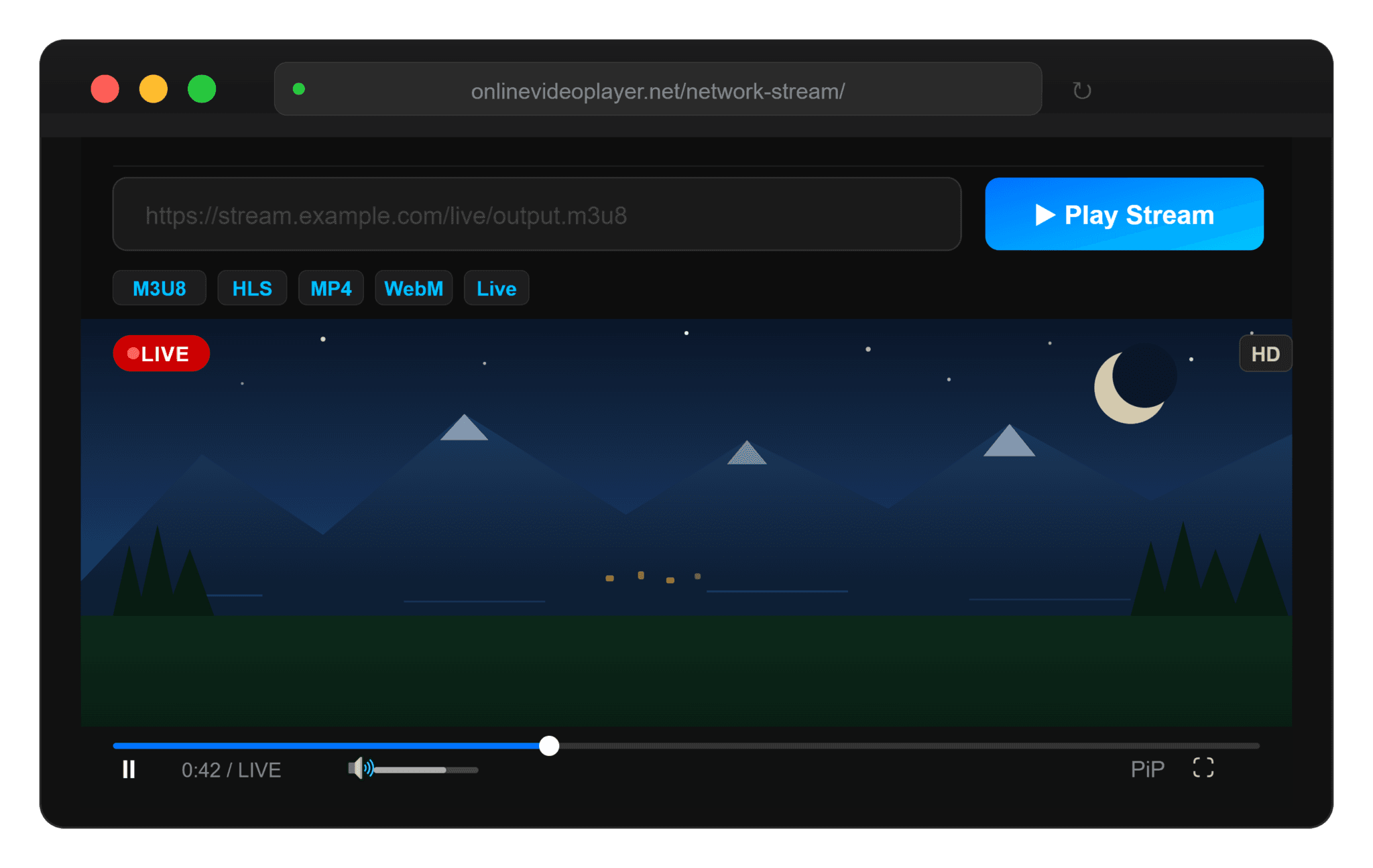 Network Networkstream Network Stream Player - Play M3U8, HLS & Live Streams Free