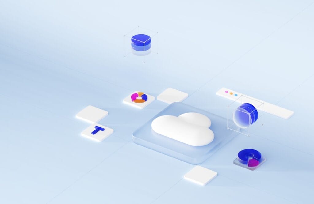 5 Browser-Based Video Players Compared (2026) 3D render of cloud storage and file sync concept, illustrating cloud video streaming support